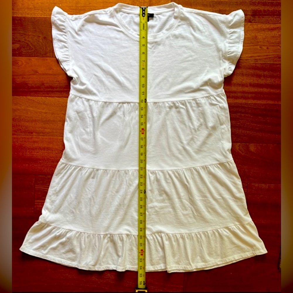 JCREW-Knit Broken-in Jersey Tiered Mini Dress - Picture 7 of 11